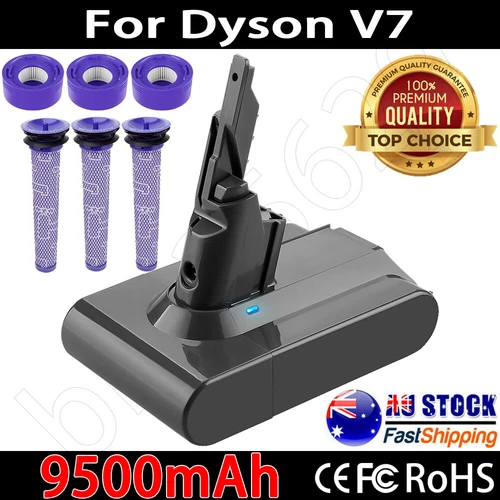 21.6V 9500mAh for Dyson V7 Battery Absolute Animal Motorhead Mattress SV11 SV37