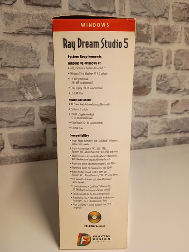Ray Dream Studio 5 PC MAC/PC 3D graphics design suite professional art - engl. - Bild 11 von 13