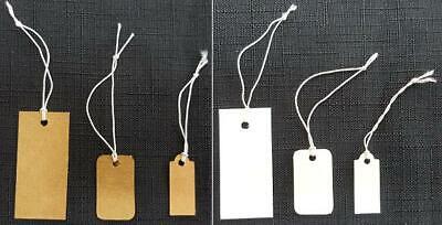 Details about   100Pcs New Merchandise Price Tags Hang String Jewelry Price White with StrNWUYYY 