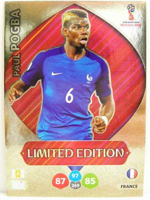 Panini Adrenalyn XL WM 2018 - Paul Pogba - Limited Edition | eBay