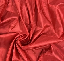 RED Taffeta Fabrics 54” Width Sold By The Yard