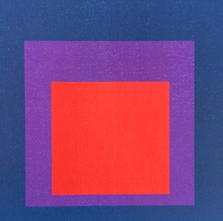 Litografía Josef Albers certificado de autenticidad original firmada numerada estampada a mano Foto 2 de 4