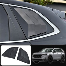 Persianas de ventana lateral negras aptas para Honda CR-V 23-26 persianas de ventilación de aire