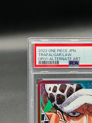 PSA 10 Trafalgar Law OP01-002 L Parallel ROMANCE DAWN ONE PIECE