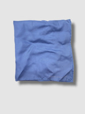  39 Tommy Hilfiger Men's Blue Solid Silk Pocket Square