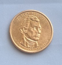 James Monroe 2008 5th President 1817-1825 $1 Coin 