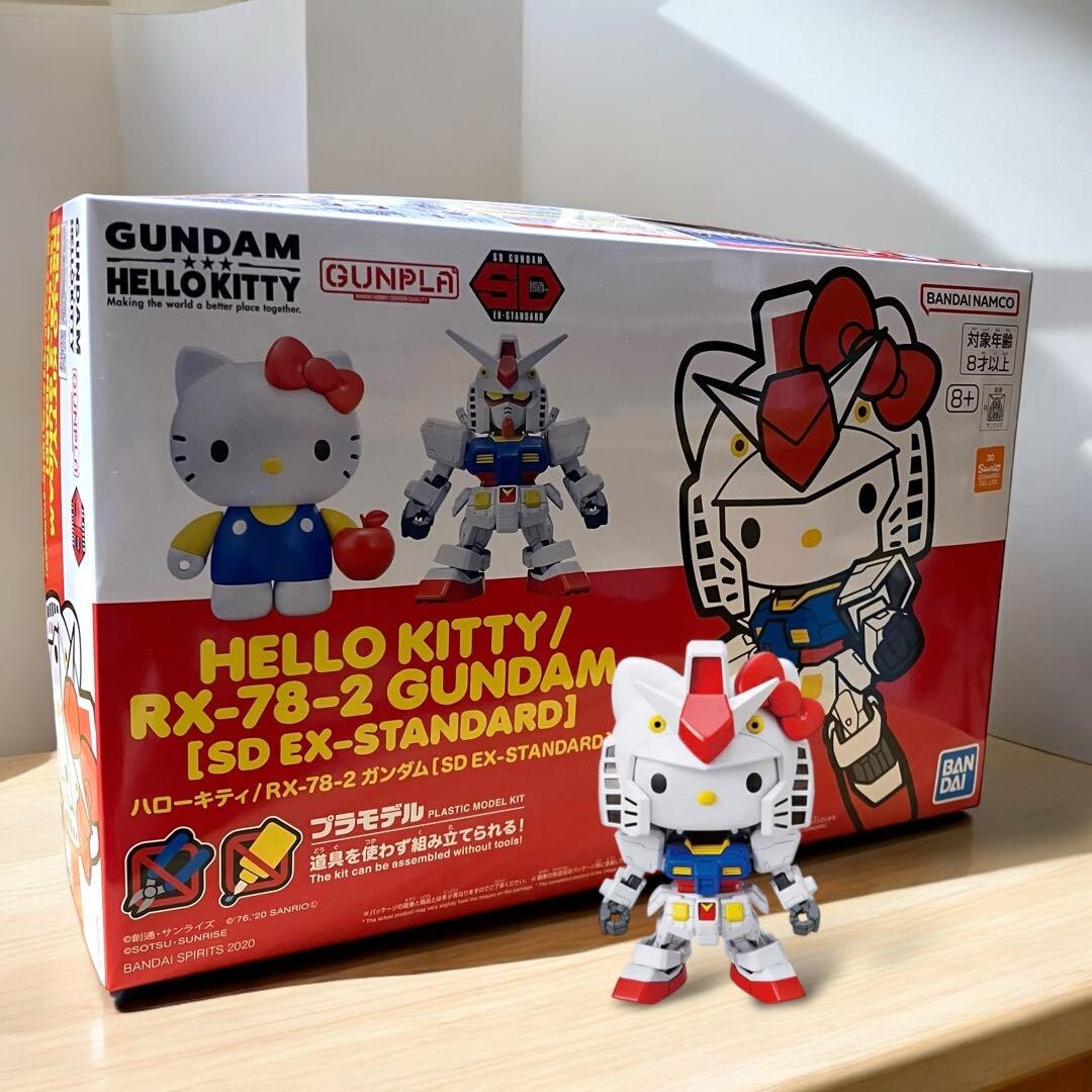 Bandai SD Ex-Standard Hello Kitty x RX-78-2 Gundam Figure