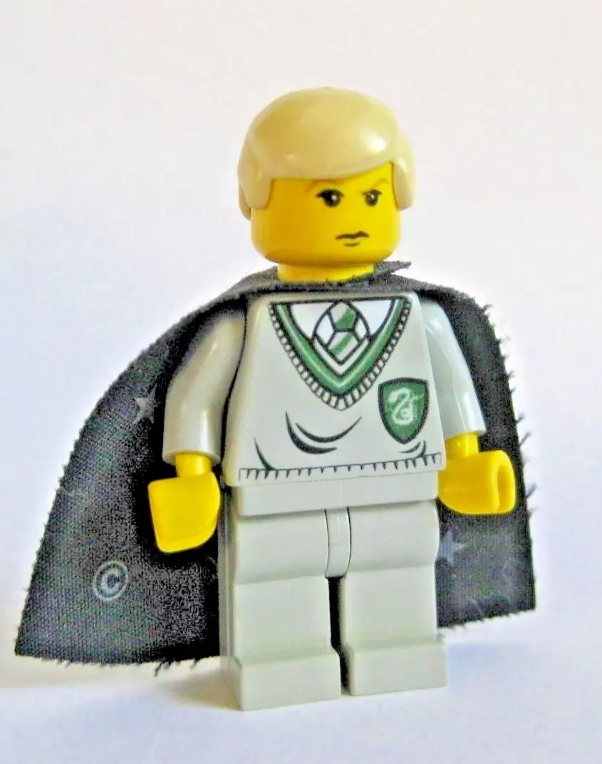 Lego DRACO MALFOY W Cape Minifigure Harry Potter set 4709 4711 4733 hp040