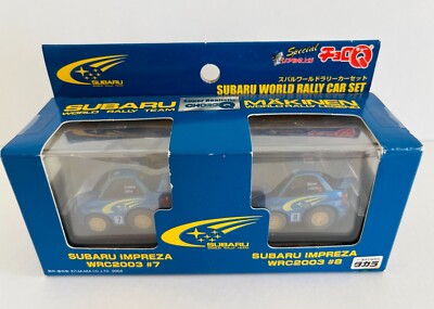 Choro Q Subaru Impreza WRC2003 #7 #8 MAKINEN World Rally Car