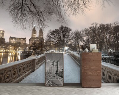 3D Weiß Brücke C415 Tapete Wandbild Fototapete Abnehmbarer Assaf Frank Zoe