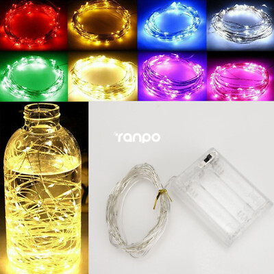 1X 5X Mini Led Fairy String Lights Copper Lighting Holiday Xmas Decorative For