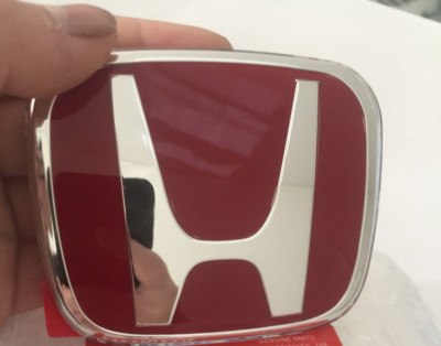 Genuine Style Rear Red Badge Emblem for Honda CRV 2007 2012 RE