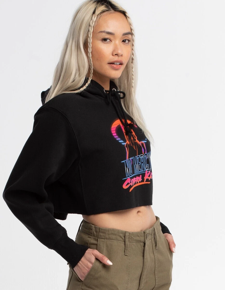 NEW CHAMPION x Cobra Kai Cropped Cut Off Hoodie Sweatshirt Tory