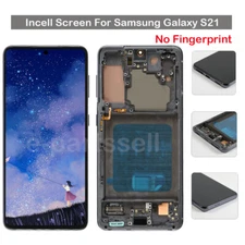A+ Incell For Samsung Galaxy S21 5G 4G LCD Display Screen Replacement Gray Frame
