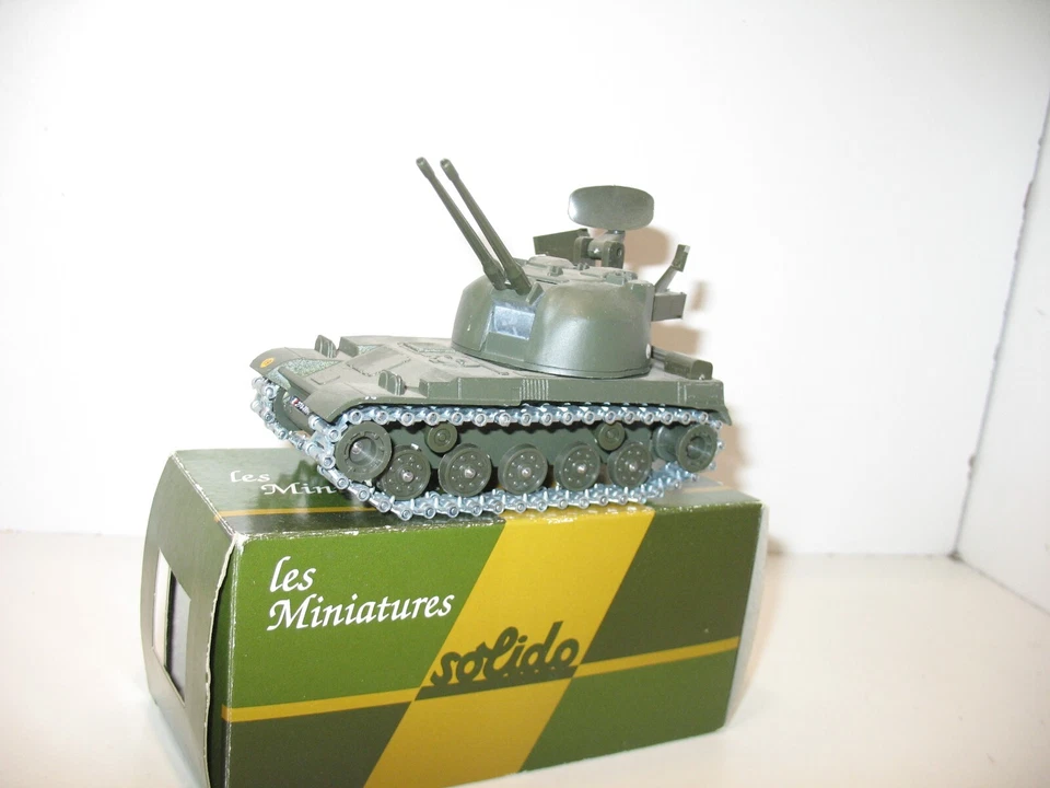 Solido, Char Amx 13 Tubo Anti-aerei Dca Militare Esercito Francaise - Immagine 3 di 4