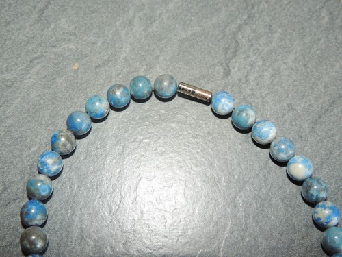 Wunderschöne Halskette Vintage IN Stein Zäh Blue, Jahre 60 - Bild 4 von 8