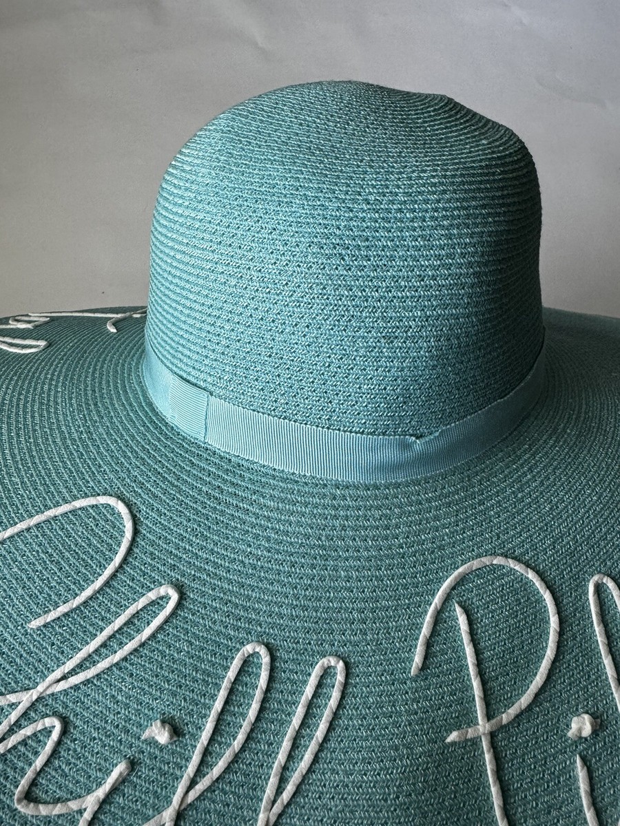 Eugenia Kim Bunny Take A Chill Pill Hat One Size Aqua NWT | eBay display picture 1