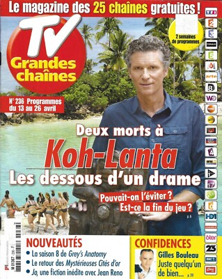 TV GROSSE KANÄLE Nr. 236 13.04.2013 Drama von ''Koh-Lanta'' / G.Bouleau / J.Lopez