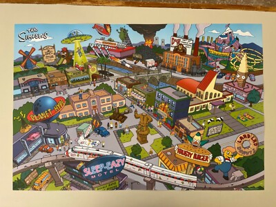 THE SIMPSONS,”SIMPSON'S CITY” AUTHENTIC LICENSED 2006