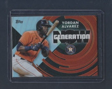2022 Topps Series 1 Baseball Generation NOW # GN-15 Yordan Alvarez
