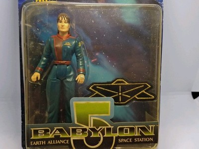 New In Box (Has Wear) BABYLON 5 Captain Elizabeth Lochley Figure (1999) 6'' (T)