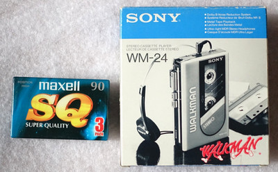 SONY- Walkman WM-24, NEU, OVP, +3 Cassetten, ohne Netzteil/Kopfhörer/Tragegurt