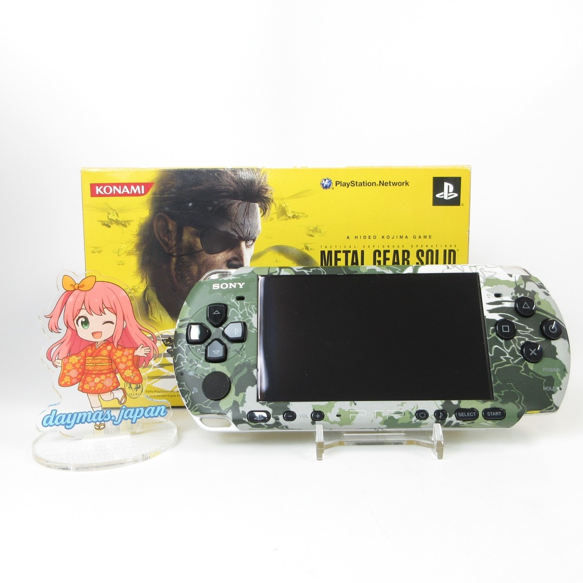 Excellent】Sony PSP-3000 Metal Gear Solid Peace Walker No Battery