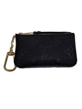 LOUIS VUITTON Pochette Cl Monogram Empreinte Leather BLK Men