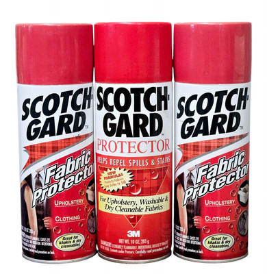 3 Scotch Gard Guard Fabric Protector 3M Old Formula 10 oz Each