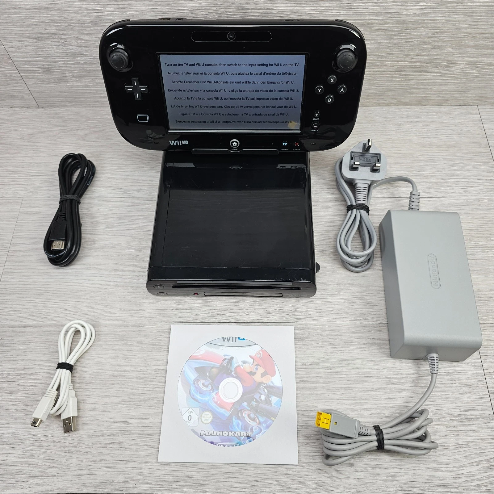 Nintendo Wii U 32GB Black Console