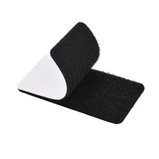 36Sets- Hook and Loop Strips with Adhesive Heavy Duty Fastener Double-Sided I...