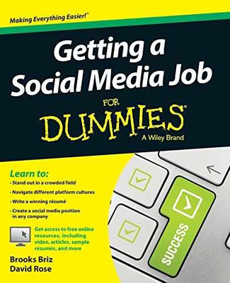 #ad Getting a Social Media Job For Paperback by Briz Brooks; Rose Very Good $9.03