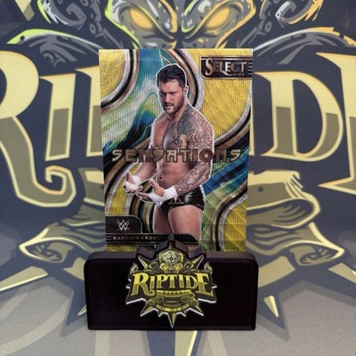 Karrion Kross WWE Panini Select 2023 Sensations Gold Wave Prizm /10 #8