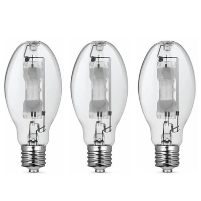 Bluex Bulbs 3 Pack MH400/U/MOG 400W Metal Halide Bulb Mogul E39 ED28 M59/E 36000