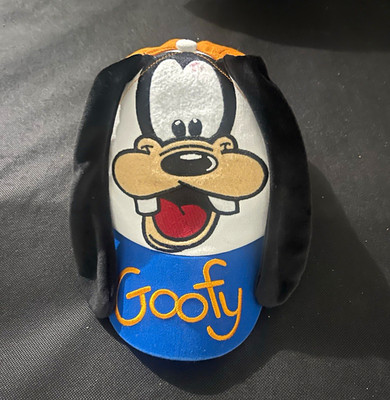 Disney Goofy Kids Unisex Baseball Cap Hat Orange Blue Black White