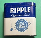 Ripple Cigarette Case Vintage Tin P Lorillard Tobacco Company NICE Condition