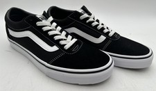 Vans Ward Suede Canvas Black White, US 9