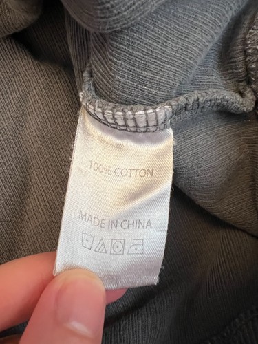 Felpa in velluto a coste Vanderbilt scuola di legge grande grigio scuro pullover a costine - Foto 5 di 11