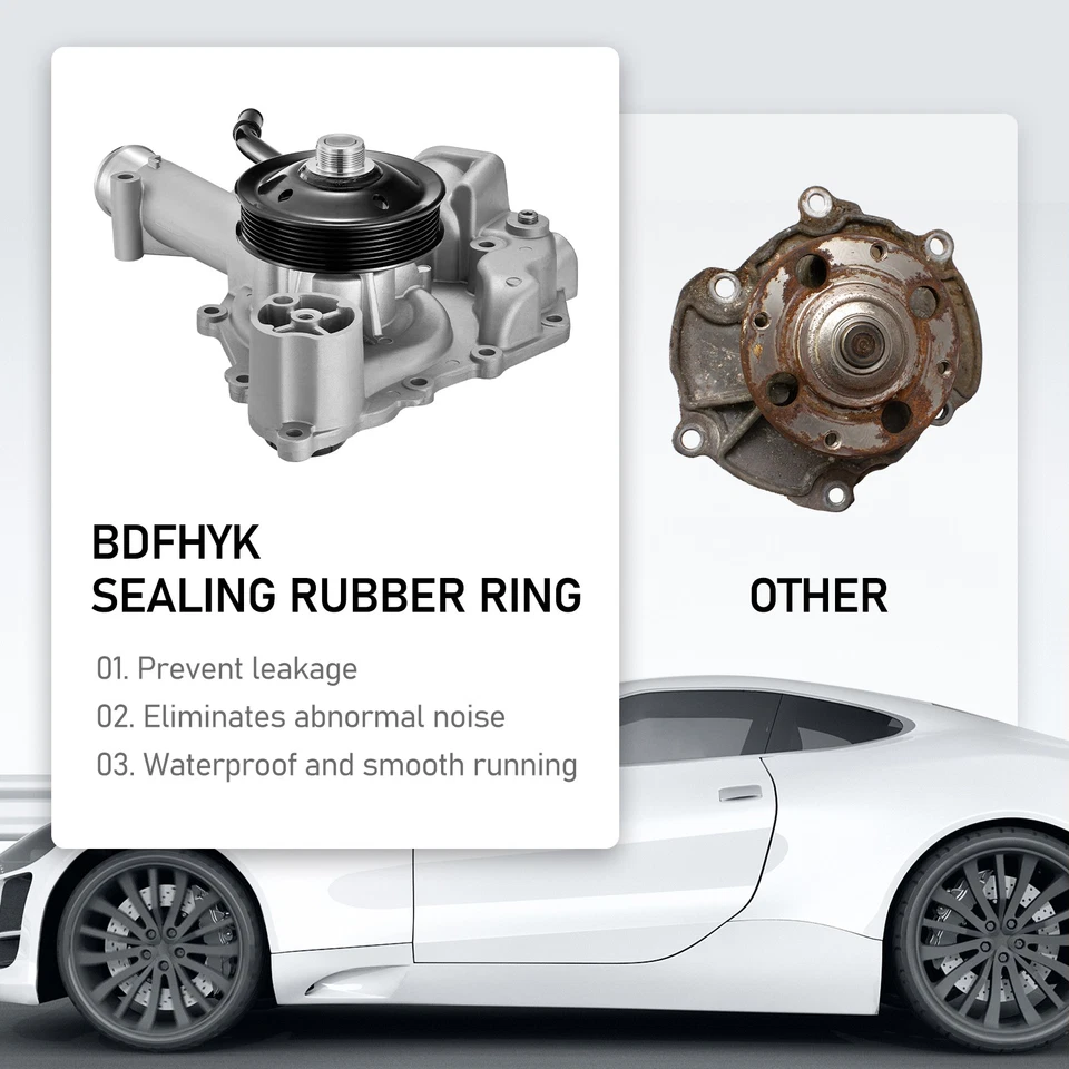 OEM CR4430 Engine Water Pump For Dodge Ram 3500 2009 5.7L 345Cu. In. V8 Foto 4 de 4