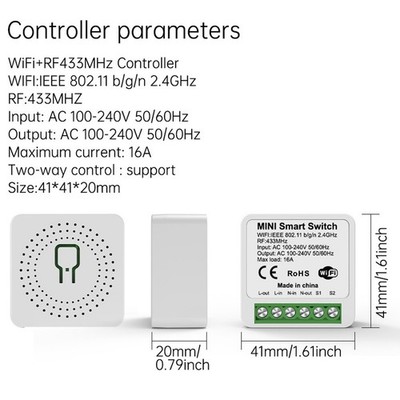Smart Wireless Light Switch Kit unterstützt Sprach-App-Steuerung und Fernbedien