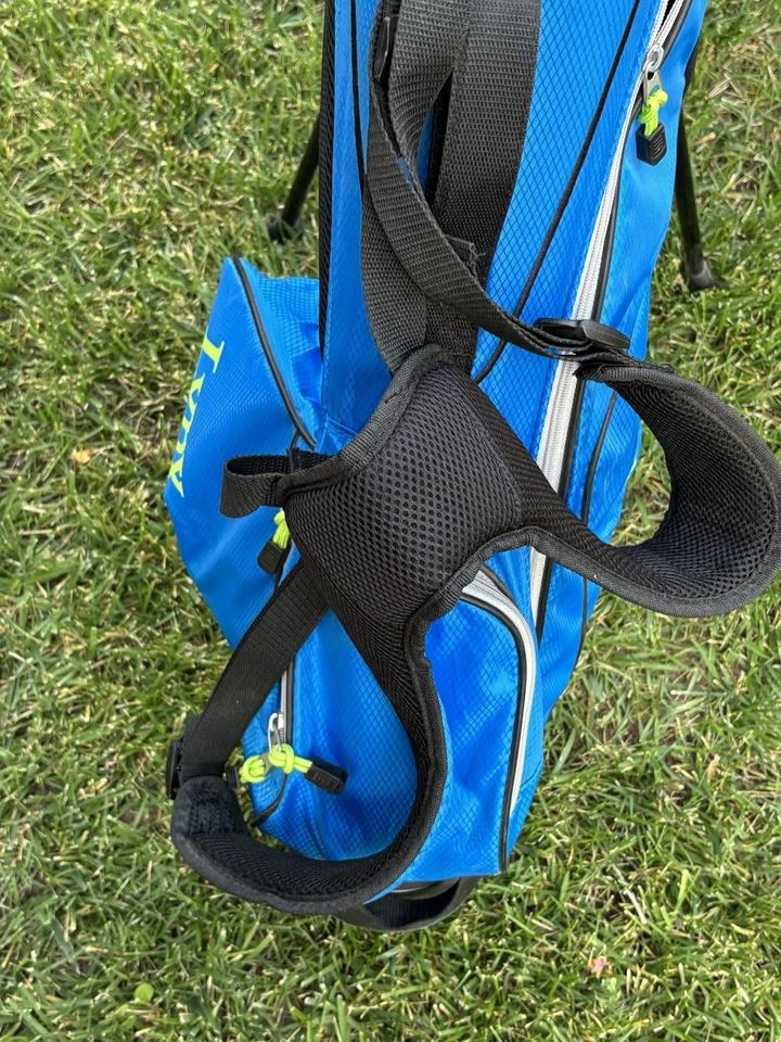 Lynx LX Jr Blue Kids Junior 4 Pc Golf Club Set Youth Right Handed w/ Stand Bag - Image 3 of 4