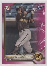 2022 Bowman Prospects Fuchsia Border /299 Euribiel Angeles #BP-32 0a3