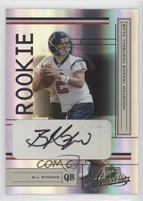 2004 Playoff Absolute Memorabilia Rookie /750 BJ Symons #161 Rookie Auto RC