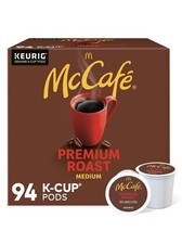 McCafe Premium Medium Roast K-Cup Coffee Pods, 94 ct.new