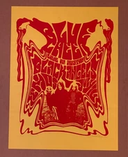 2006 The Black Angels Blue Cheer Concert Poster 7/16/06 Austin - Christian Bland