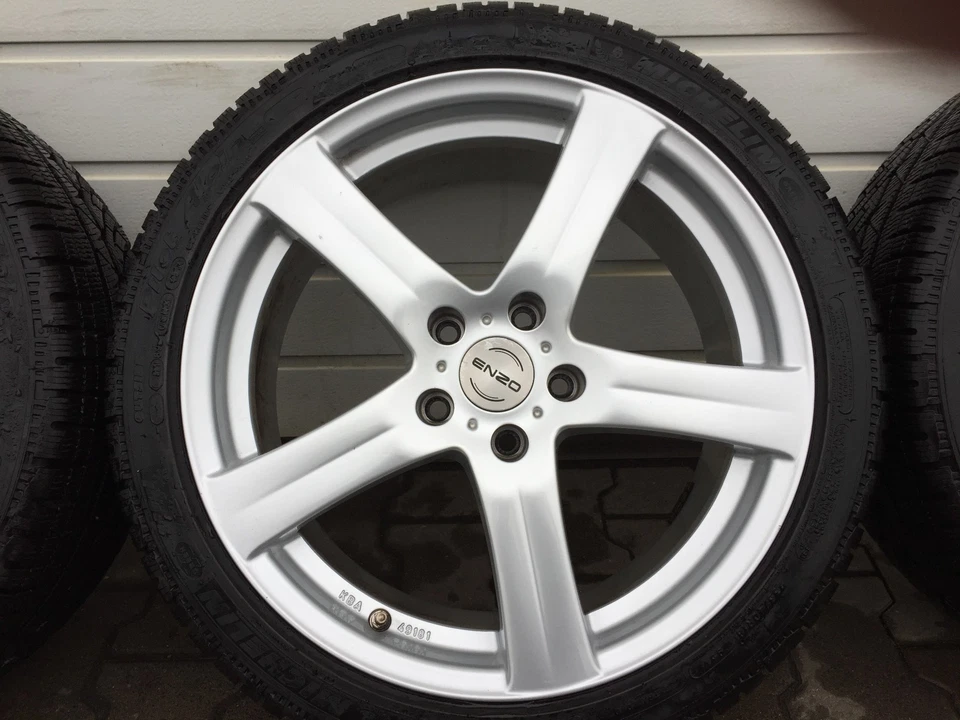 4 x Winterräder Pilot Alpin Enzo Alufelgen 8Jx18 235/40 R18 KBA 49181 - Bild 4 von 4