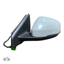 2018 VOLVO V40 WING MIRROR POWER FOLD WHITE PASSENGER NSF 10 PIN ICE WHITE