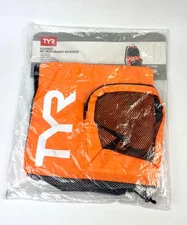 TYR Alliance Big Mesh Mummy Backpack Swim Bag Orange Brand New in Bag