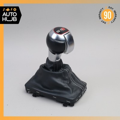 12-17 Audi B8.5 S5 Center Console Shifter Knob Boot Trim Cover 8K1713139AA OEM