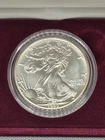 1990 S Proof American Silver Eagle Dollar, Original Box 1oz $1 USA Coin
